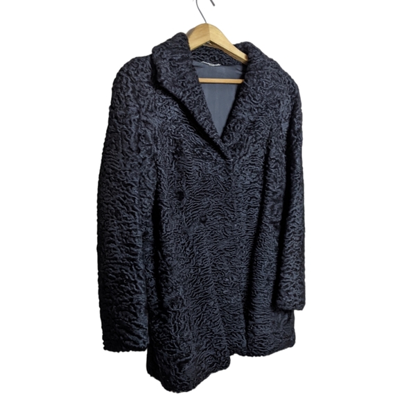 Vintage Genuine Lamb Fur Coat - Picture 3 of 9